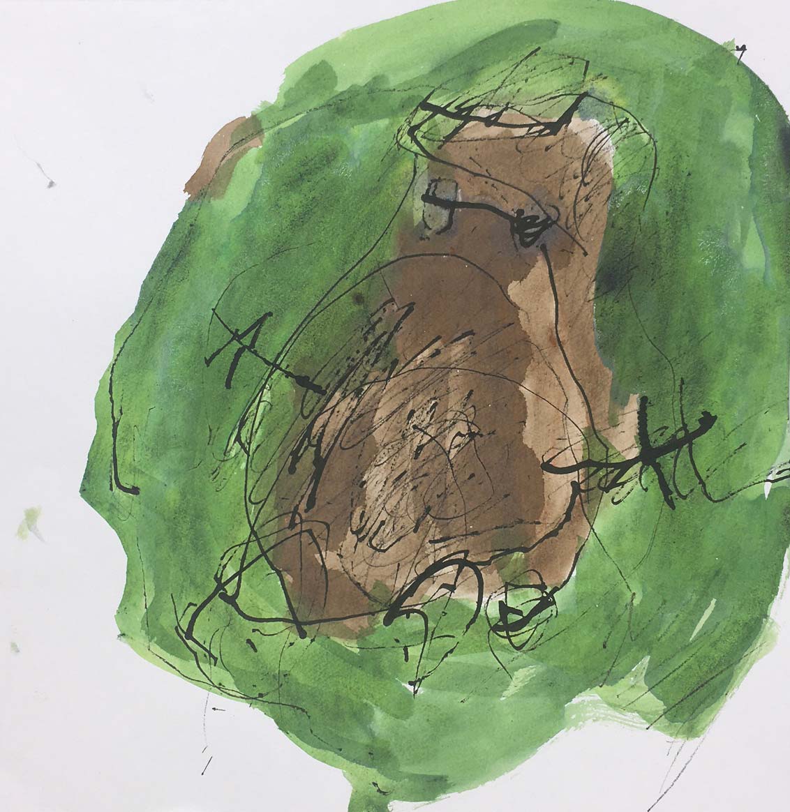 Mia Magdalena Dünker (3,5 roku), „Obr v lese“, MŠ Pastelka